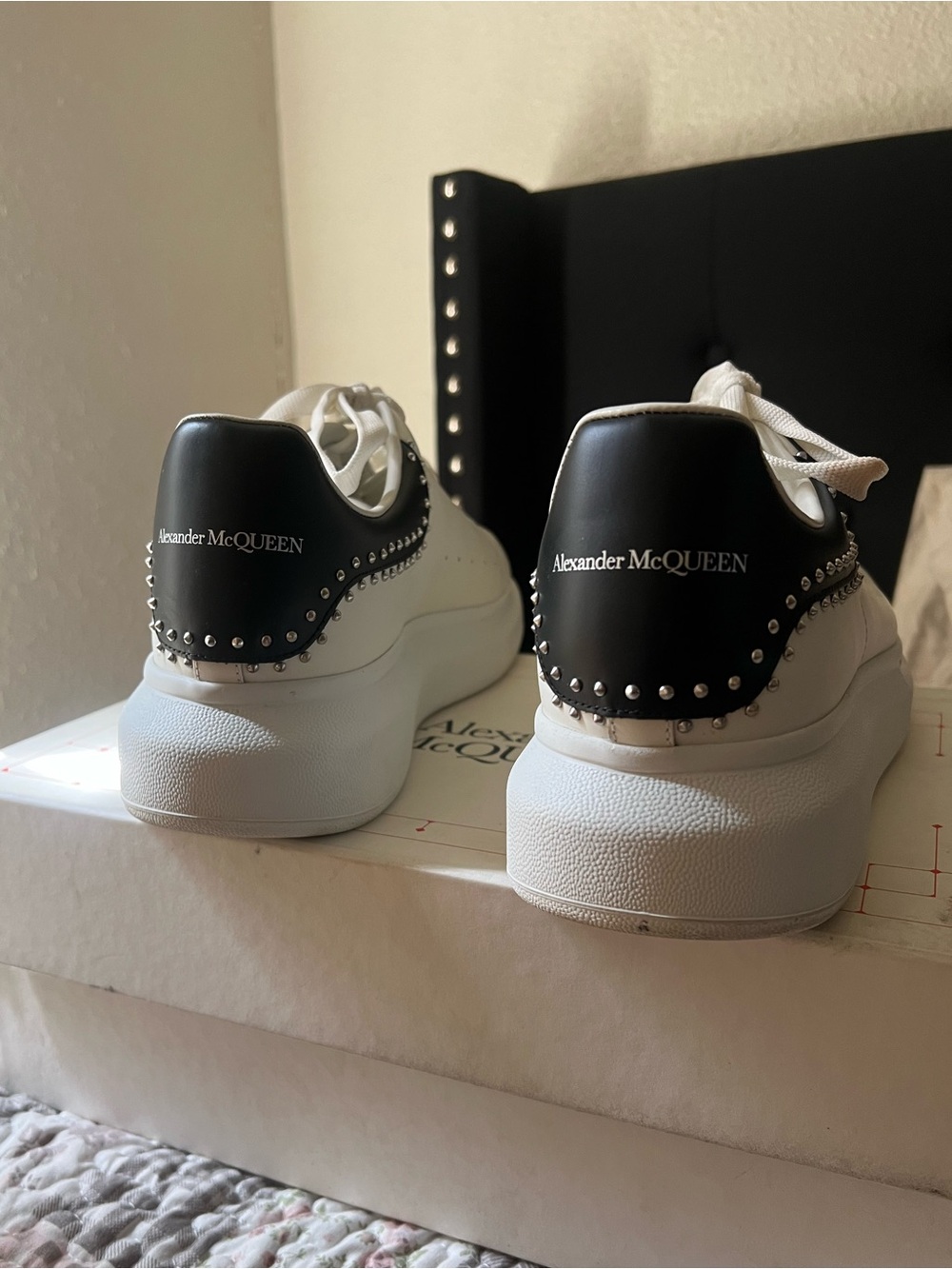 Alexander McQueen Oversized Sneaker 'White Studs'